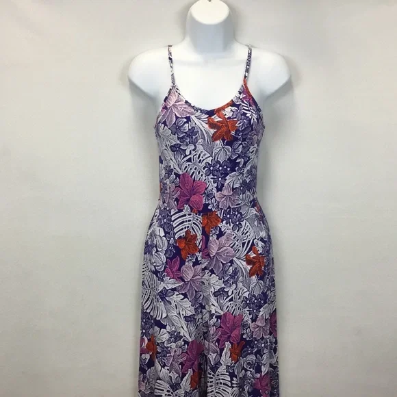 Tori Richard Honolulu Hawaiian Tropical Floral Wide Leg Brady Jumpsuit Size XS - Picture 5 of 8